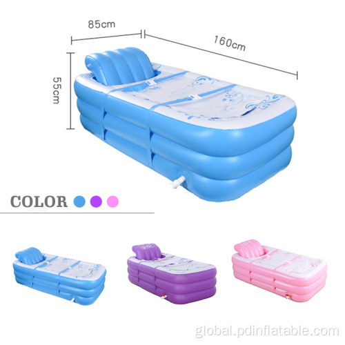 Inflatable Tub For Adults Portable inflatable SPA bathtub L shape cushion Supplier